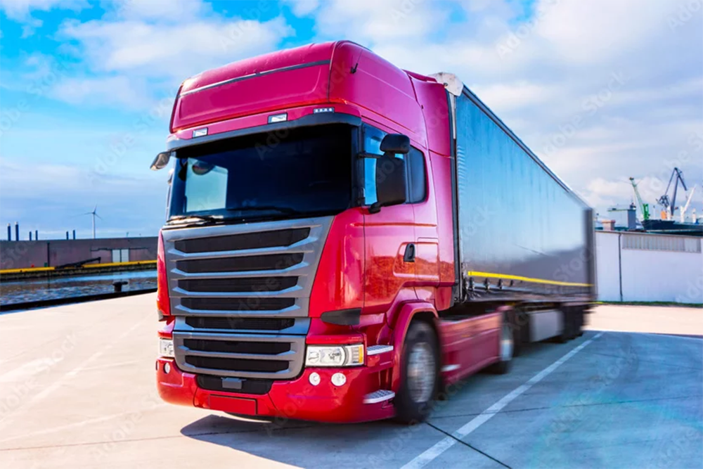 RB Cargo Frankfurt (Oder) Roter LKW